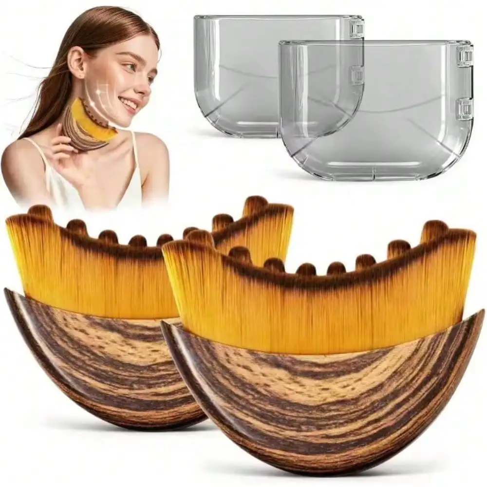 Dry Brush Body - Lymphatic Contour Face Brush, Contour Face