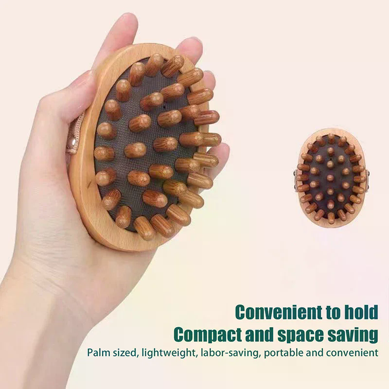 Handheld Wooden Body Massage B - Dry Brush Body 리뷰 및 가격