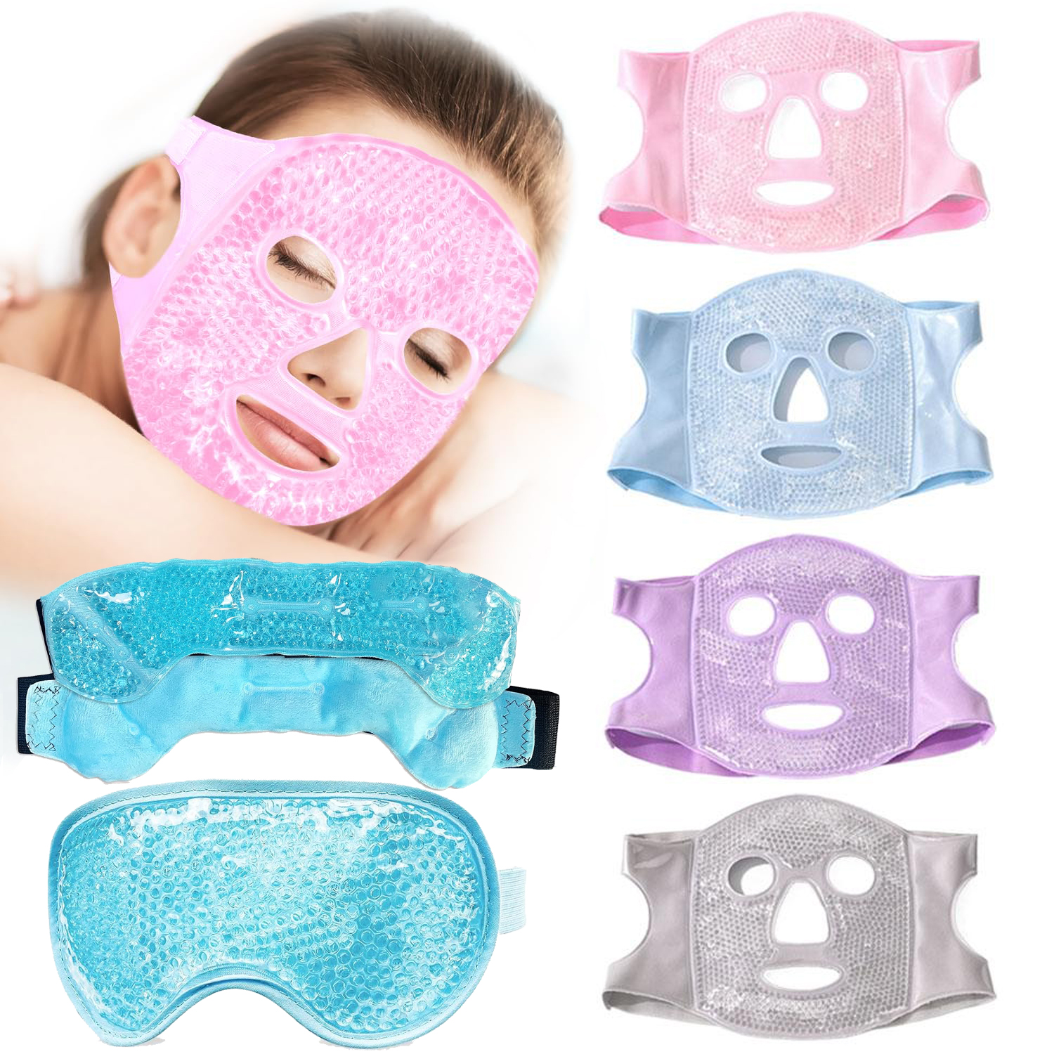 Face Cooling Mask Gel Eye Mask - Eye Mask Heated 리뷰 및 가격
