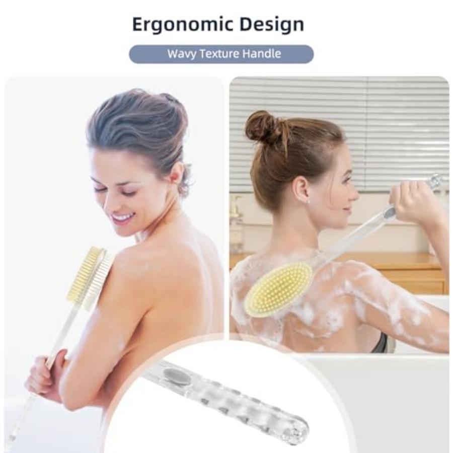 Back Scrubber Long Handle for  - Dry Brush Body 리뷰 및 가격