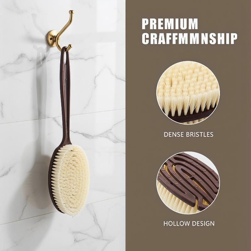 Body Massage Brush 2 In 1 Long - Dry Brush Body 리뷰 및 가격