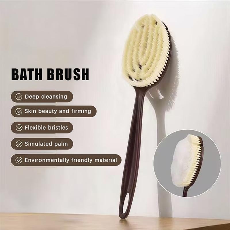 Body Massage Brush 2 In 1 Long - Dry Brush Body 리뷰 및 가격