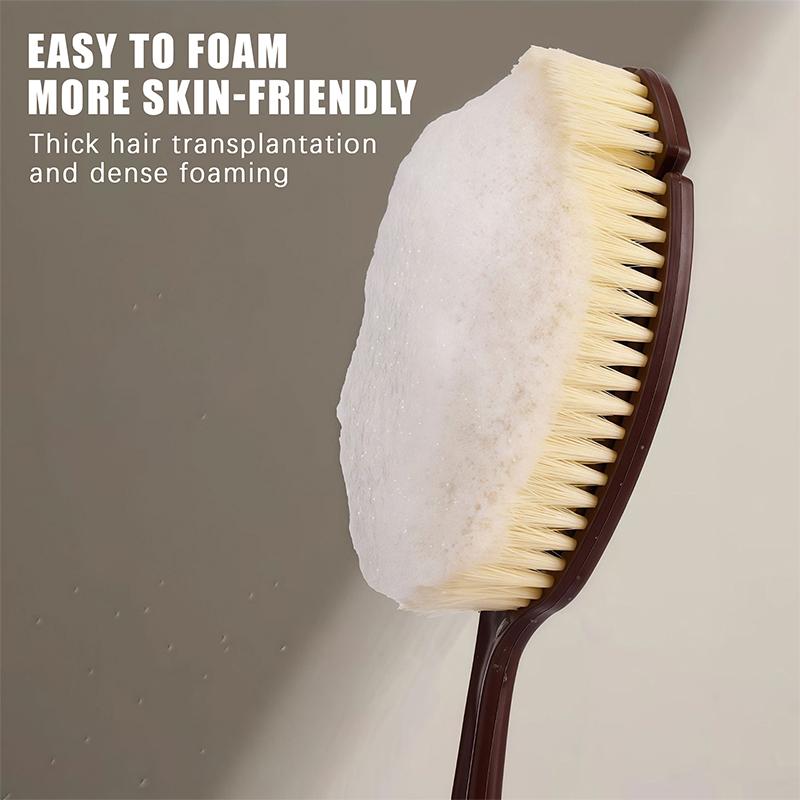 Body Massage Brush 2 In 1 Long - Dry Brush Body 리뷰 및 가격